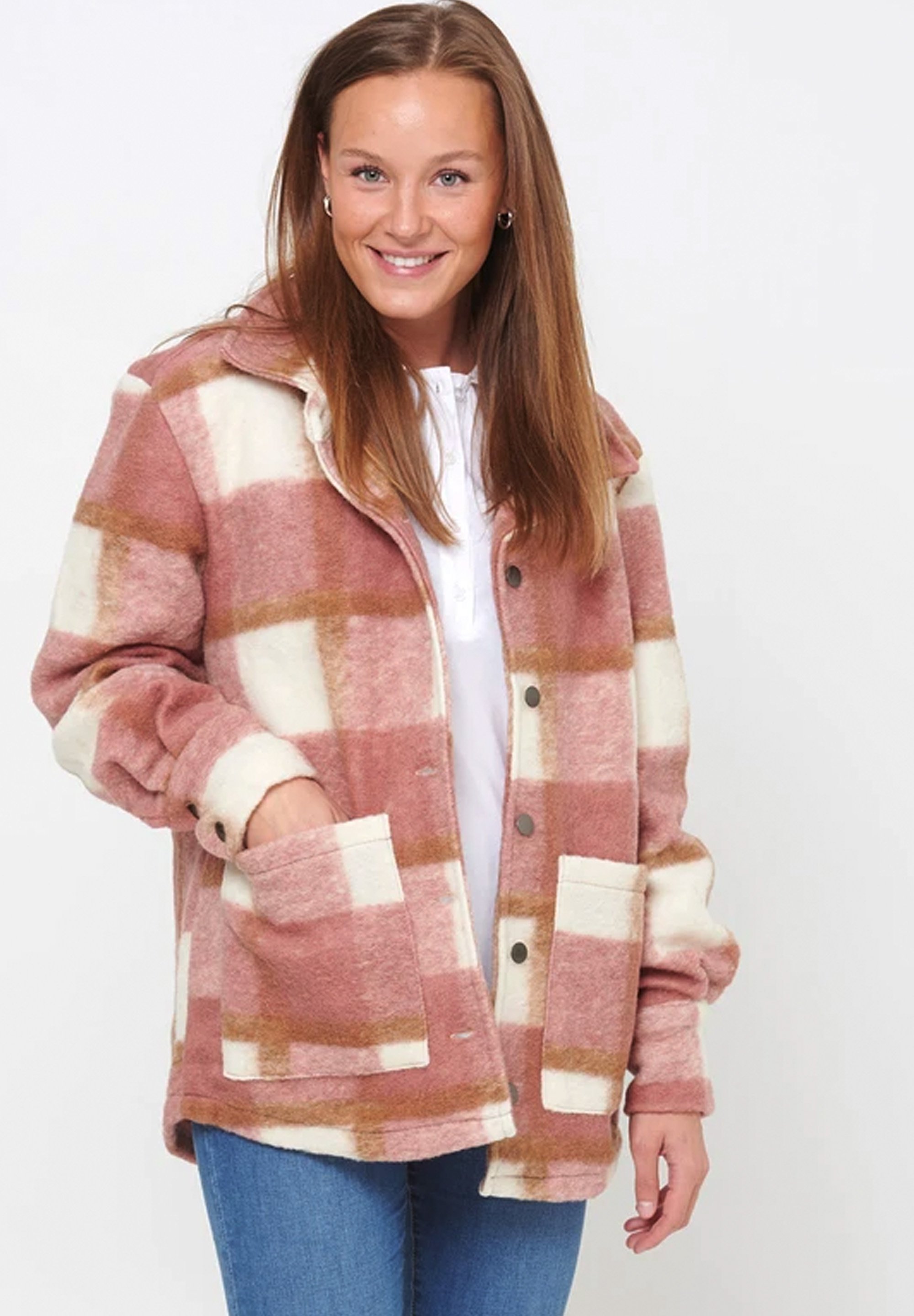 Noella VIKSA - Short coat - dark rose 