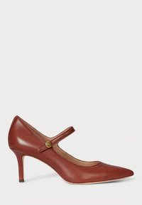 LANETTE CALFSKIN MARY JANE PUMP - Klasične cipele s visokom petom - lauren tan