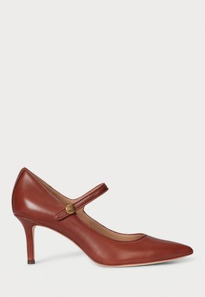 LANETTE CALFSKIN MARY JANE PUMP - Klasické lodičky - lauren tan