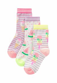 Next ICE CREAM ANKLE 3 PACK - Strumpor - multi bright