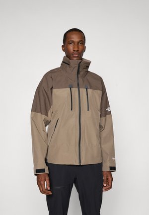 DEVILS THUMB JACKET - Vodotesná bunda - mocha brown/smokey brown