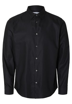 Selected, SLHSLIMCLARK SHIRT - Ing - black
