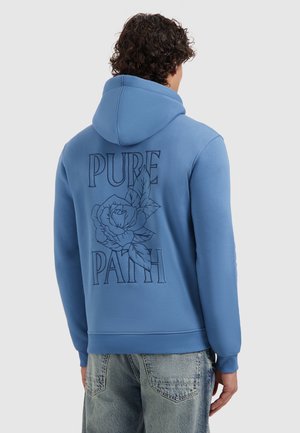 REGULAR FIT  - Hoodie - blue grey