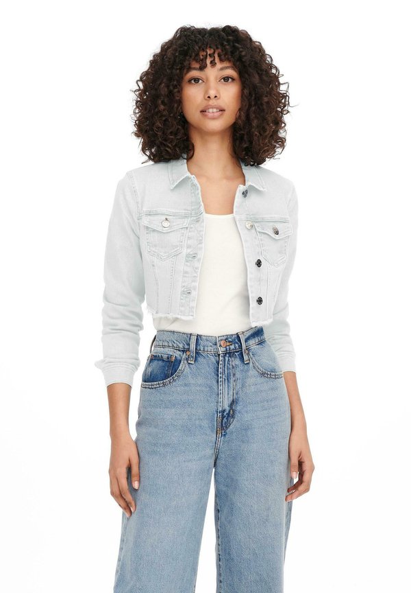 ONLWONDER LS CROPPED - Denim jacket
