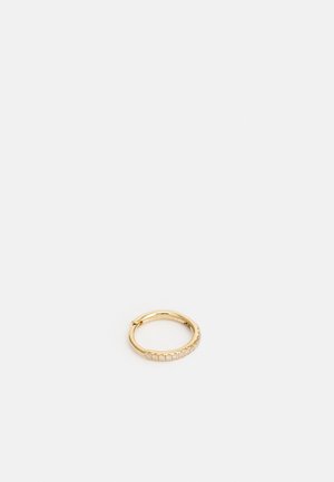 SINGLE EARRING PIERCING CIRCLE PAVING - Øreringe - yellow gold-coloured