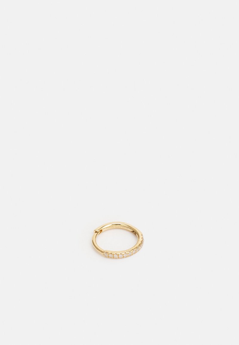 Persée Paris SINGLE EARRING PIERCING CIRCLE PAVING - Naušnice - yellow gold-coloured