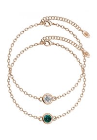 MYC Paris BIRTH2 PACK - Armband - or rosé   vert foncé