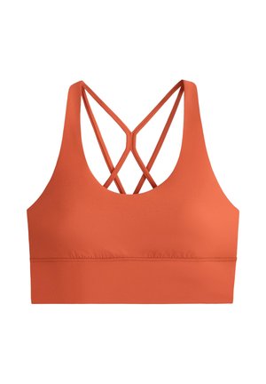 OYSHO, COMFORTLUX MEDIUM SUPPORT WITH CUPS - Športová podprsenka s nízkou podporou - light brown