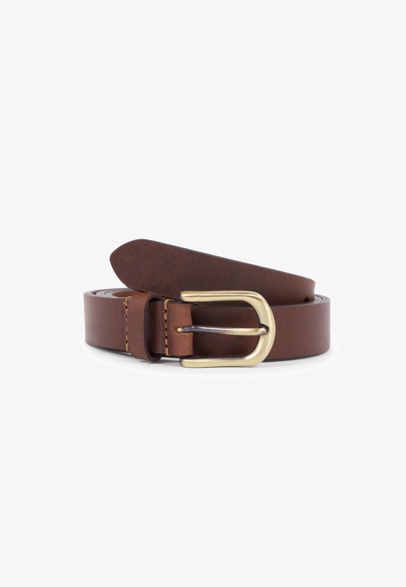 HOLZRICHTER Berlin FULL GRAIN TARIC - Belt business - cognac