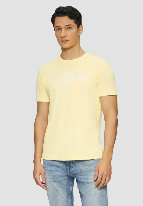KURZARM - T-Shirt print - hellgelb