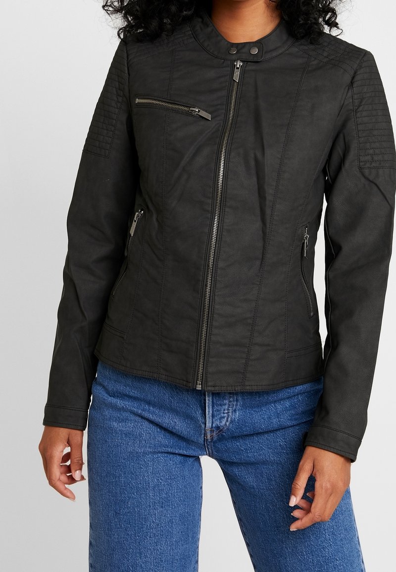 ONLY Giacca in similpelle - black