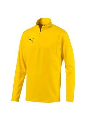 LIGA TRAINING ZIP - Long sleeved top - gelbschwarz