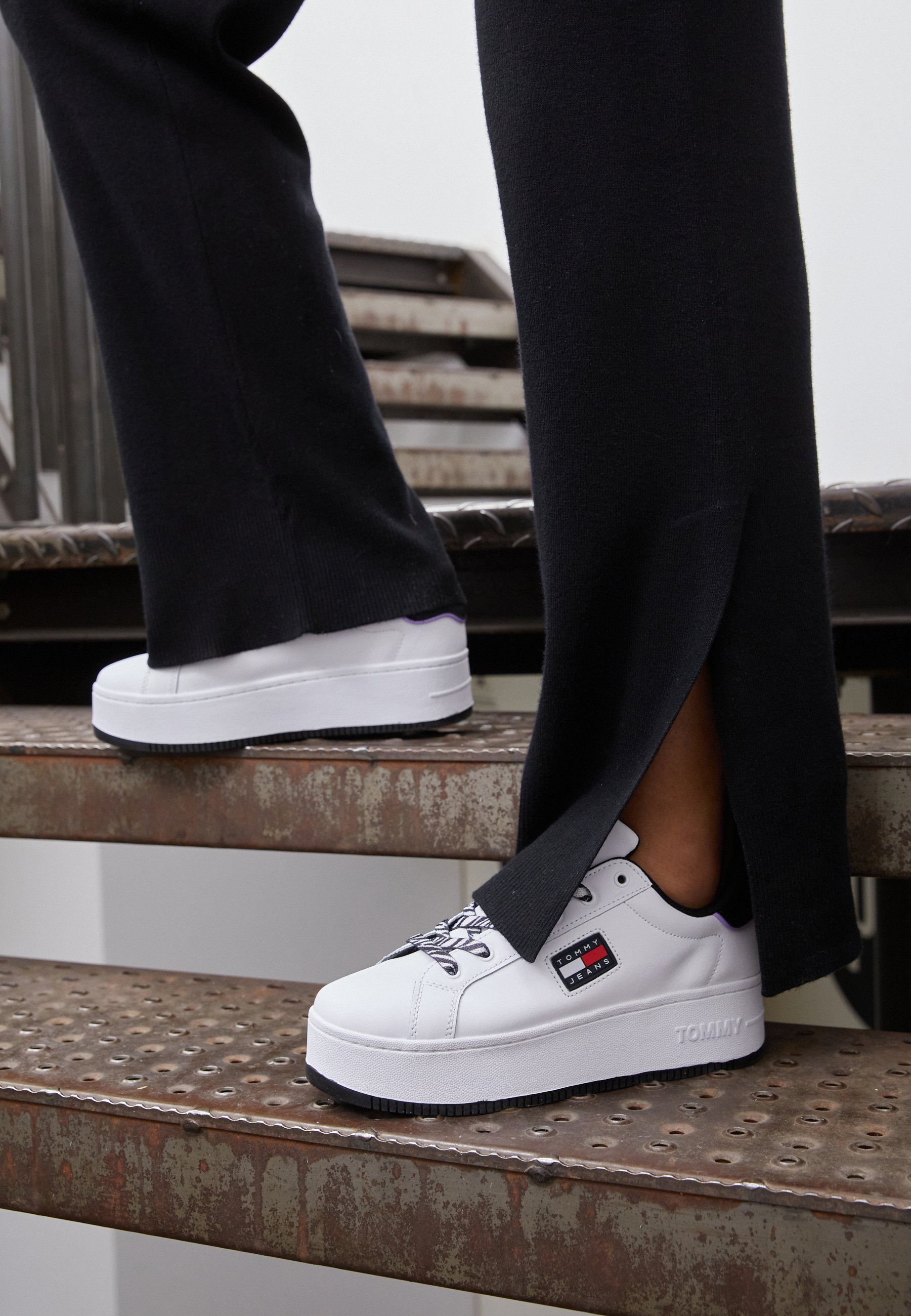 cupsole flatform trainers