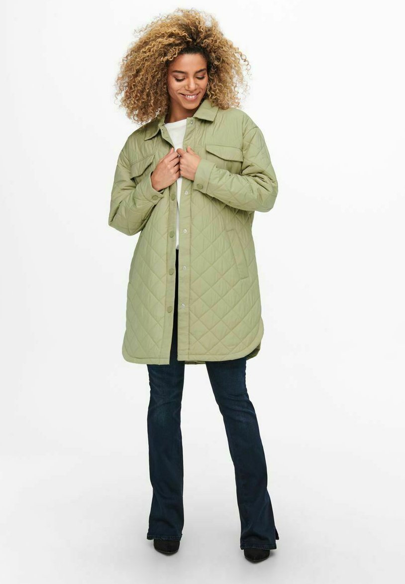 short green parka