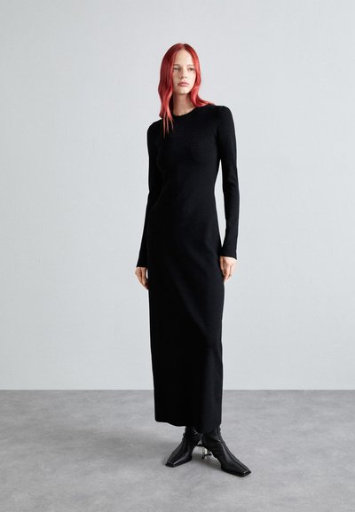 Rabanne Φόρεμα-πουλόβερ - black