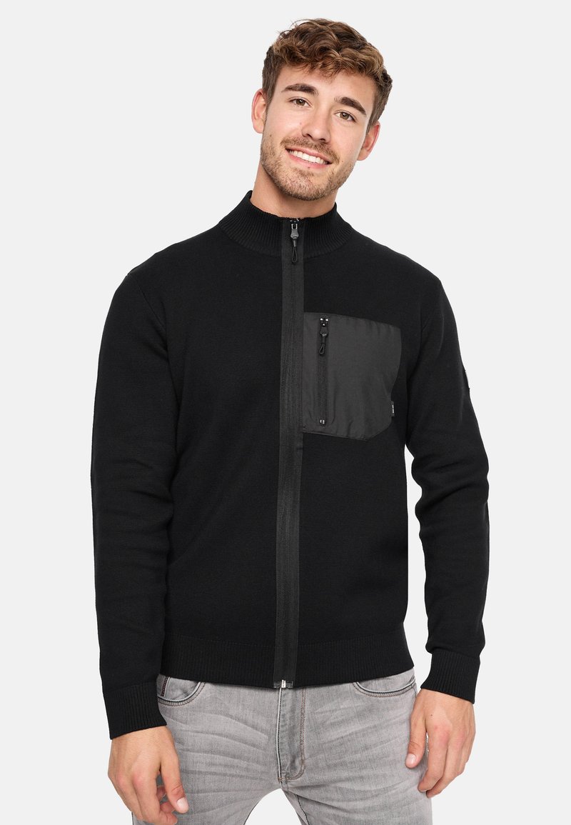 INDICODE JEANS MANUEL - Cardigan - black - Zalando.de