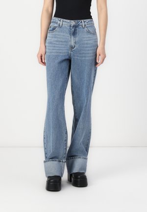 JOLIE - Wide leg - light blue denim