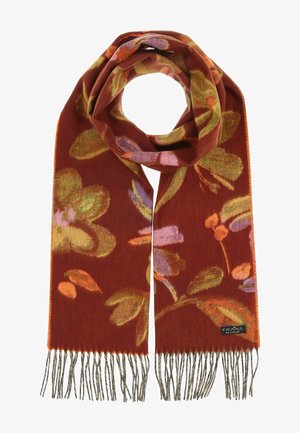 FRAAS FLORAL CASMINK - MADE IN GERMANY - Šal - hot chocolate