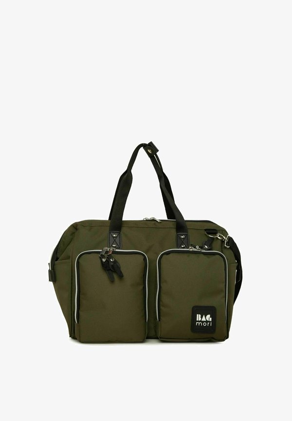 DOUBLE POCKET SHOULDER DIAPER BAG – Wickeltasche – khaki