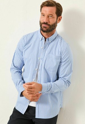 TALL FIT - LONG SLEEVE CHECK   - Hemd - blue