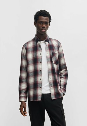 ERMANN - Camicia - dark pink four