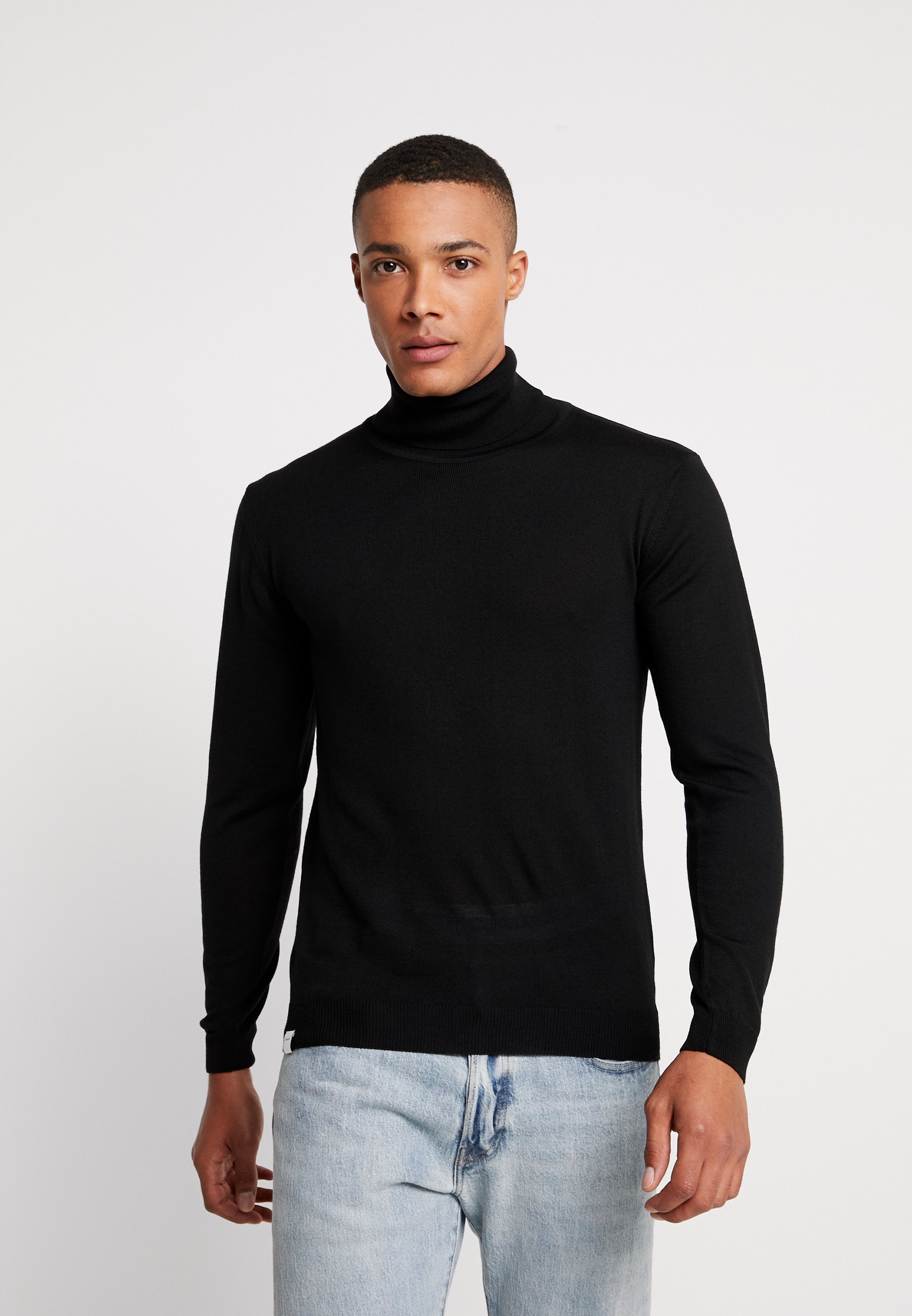 Makia Roll Neck Jumper, Men's, Size: XL, Black