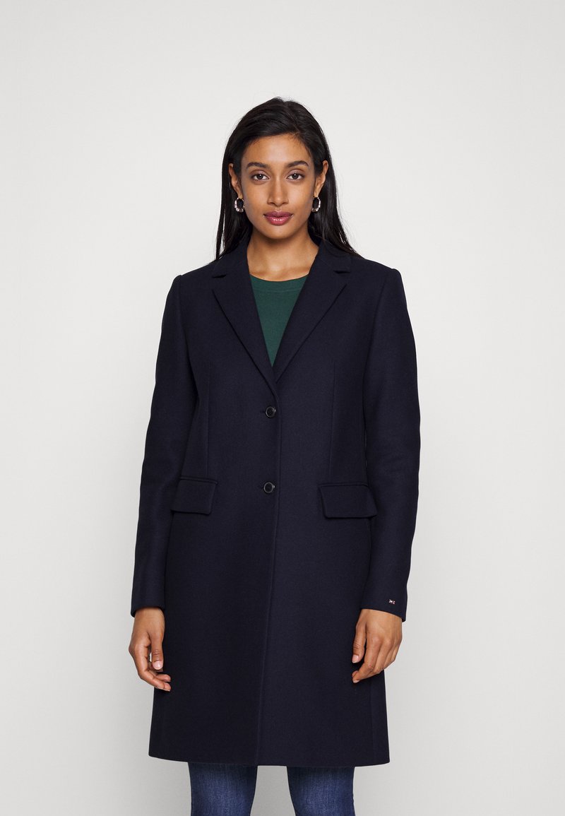 Tommy Hilfiger CLASSIC COAT Classic coat desert sky/dark blue