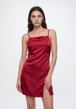 Noisy May, NMASIA STRAP DRESS WVN - Robe de soirée - rhubarb