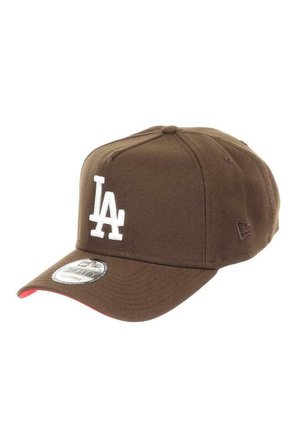 New Era LOS ANGELES DODGERS MLB DOGDGER STADIUM 50TH ANNIVERSARY SIDEPATCH WALNUT 9FORTY A-FRAME SNAPBACK  - Cap - braun