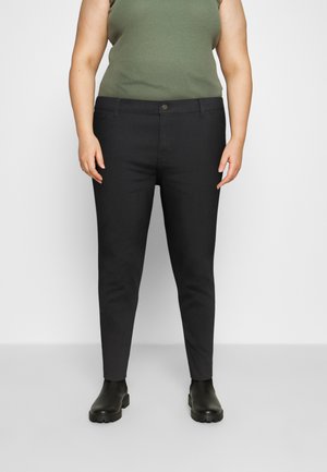 Skinny džíny - black denim