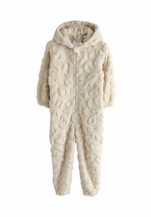 Next, REGULAR FIT - JACQUARD ALL-IN - Pyjamas - ecru white animal