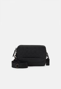 CHARTER CROSSBODY IN SIGNATURE UNISEX - Keresztpántos táska - black