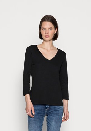 Long sleeved top - deep black