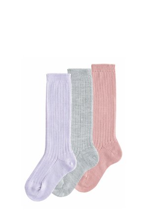 Next, SLOUCHY 3 PACK - Sokken - pink grey
