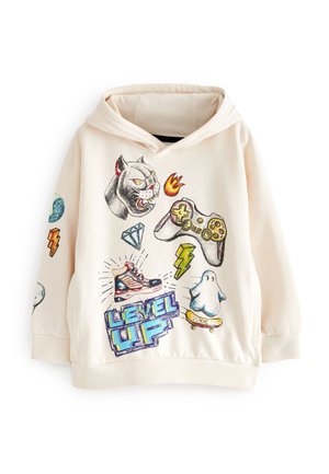 SKETCHY GAMING GRAPHIC STANDARD - Hoodie - cream