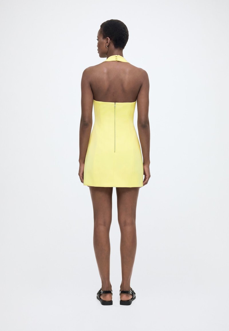 Bardot NEVELLE HOURGLASS HALTER DRESS - Vestido de fiesta - canary  yellow/amarillo - Zalando.es