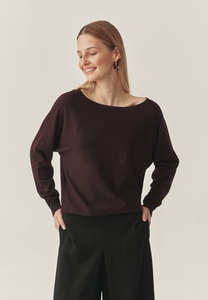FLARIS - Pulóver - maroon bordo