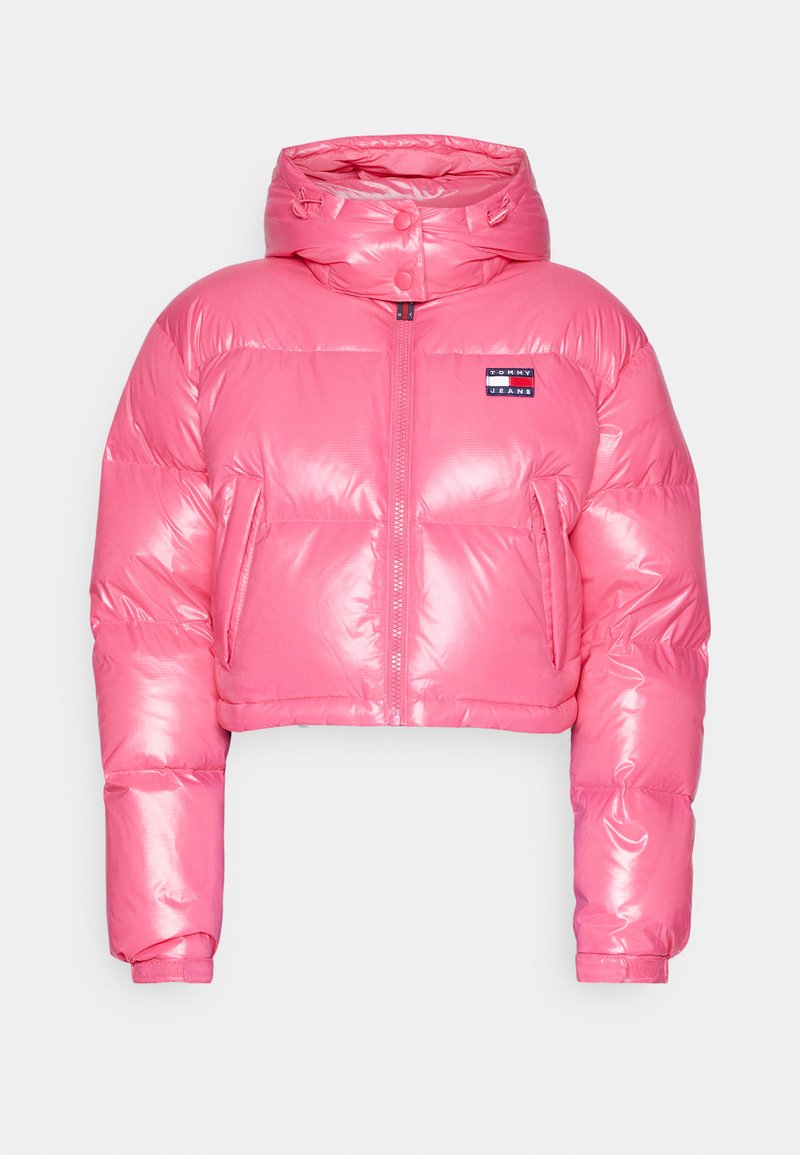 Tommy Jeans Gewatteerde jas donkerroze Tommy Jeans Gewatteerde jas donkerroze