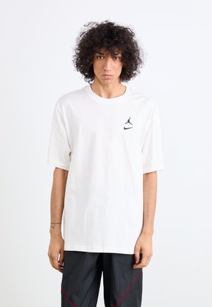 VARSITY CREW - Basic T-shirt - white/black
