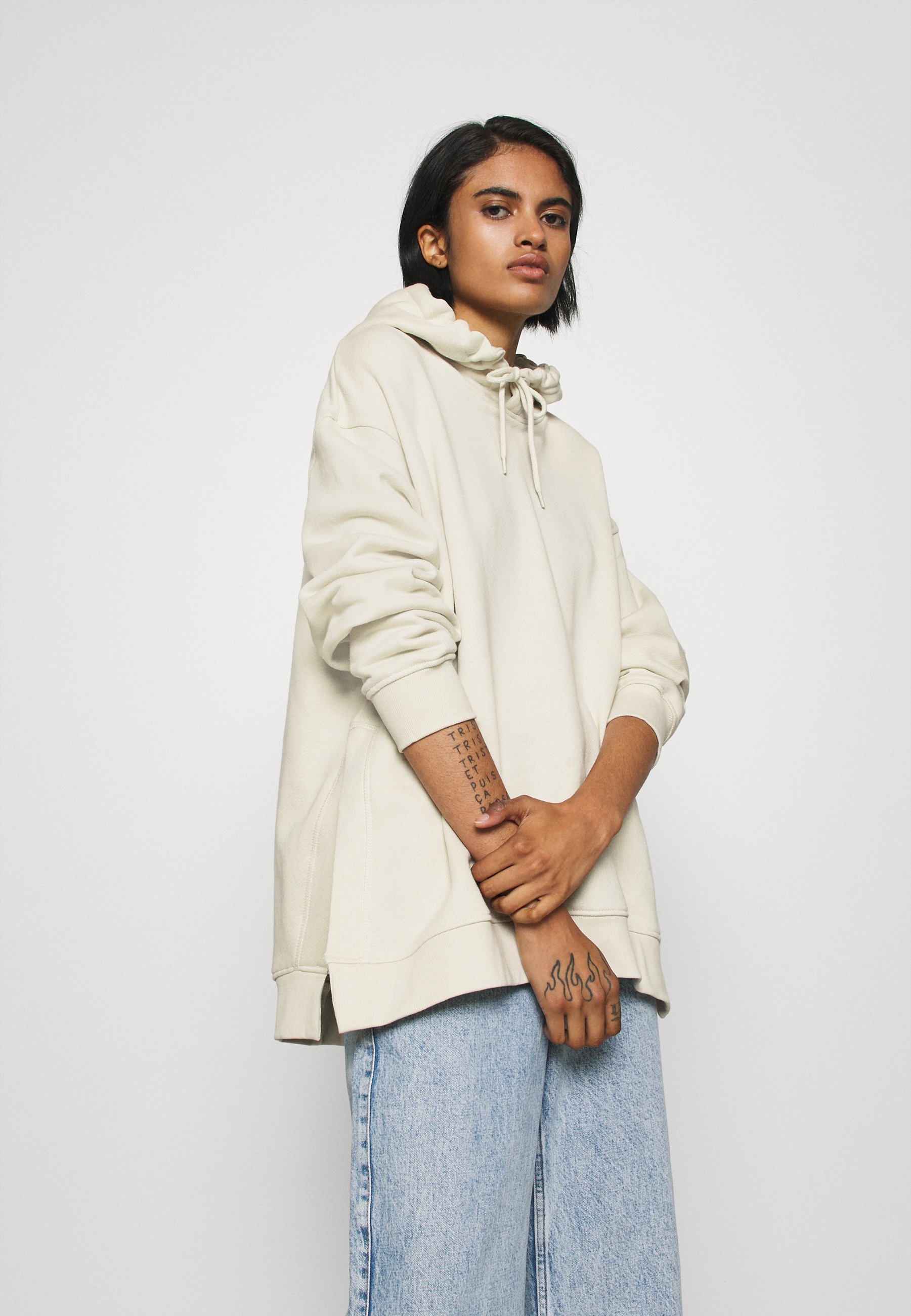 weekday beige hoodie