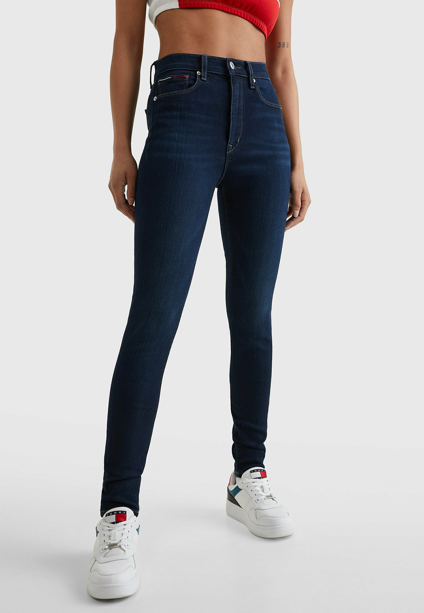 black high waisted jeans womens