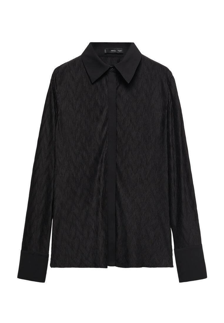 Mango Overhemdblouse zwart
