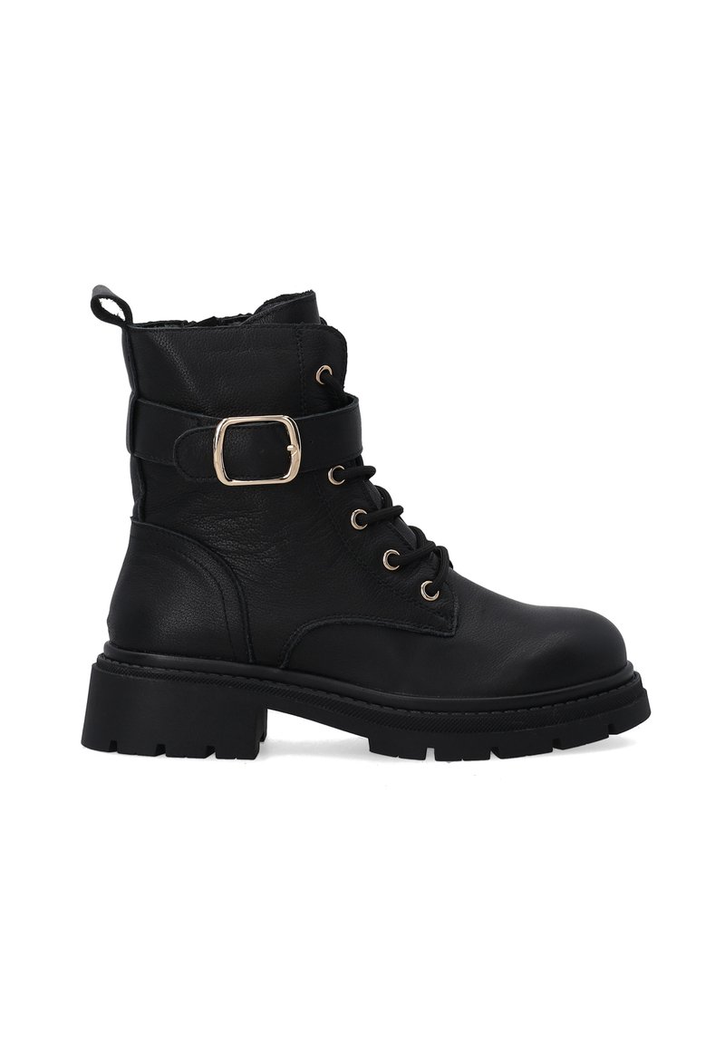 VENEZIA ANKLE BOOTS - Šněrovací kotníkové boty - black