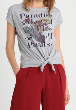 T-shirt print - silver-coloured
