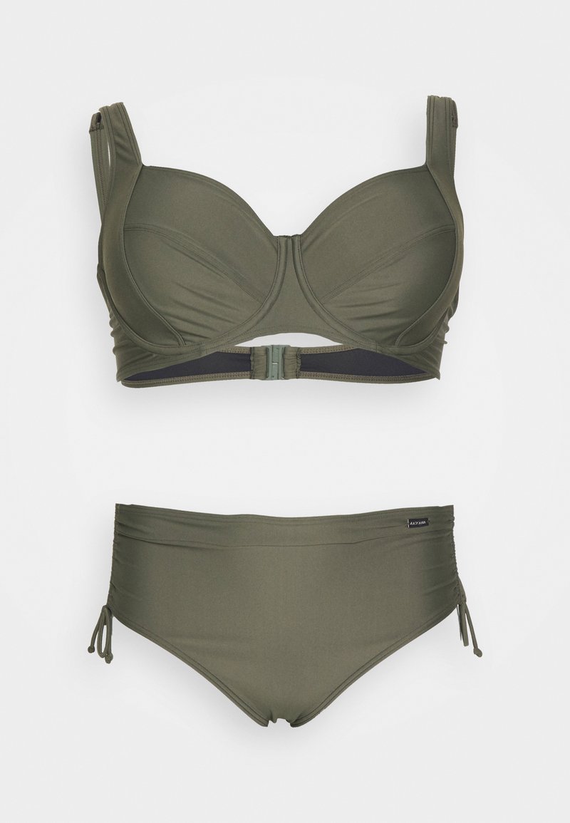 LASCANA WIRE ANNELIE SET Bikini olive Zalando.de