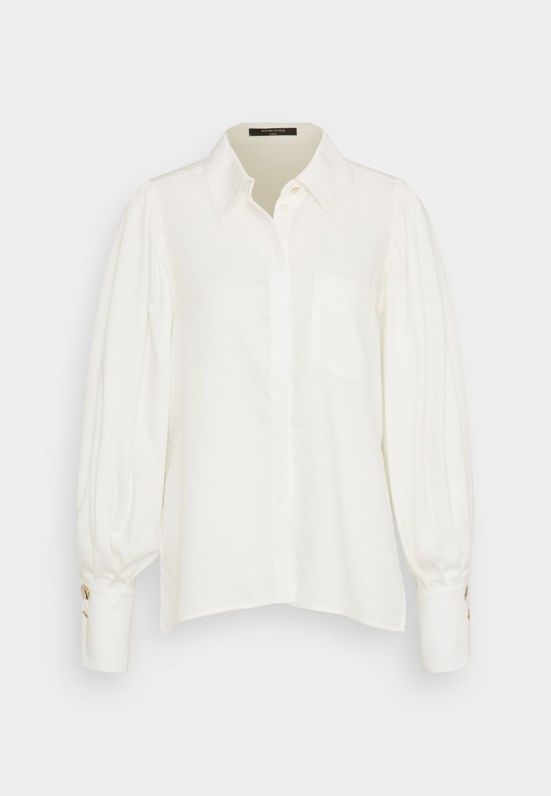 Damen Kleider | Mother of Pearl SHIRT WITH PLEATED SLEEVE Hemdbluse white/weiß - VM92326 Damen Kleider | Mother of Pearl SHIRT WITH PLEATED SLEEVE Hemdbluse white/weiß - VM92326