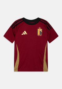 adidas Performance BELGIUM RBFA HOME FAN UNISEX - Print T-shirt - burgundy
