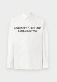 PRINTED HERITAGE LOGO SHIRT - Camisa - white