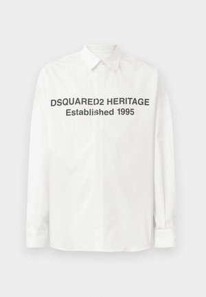PRINTED HERITAGE LOGO SHIRT - Shirt - white
