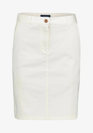 SLIM CLASSIC SKIRT - Minigonna - offwhite